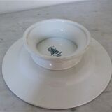 Dish Compotier iron earth Saint Amand