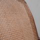 Fauteuil avec assise en cannage et accoudoirs pivotants
