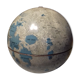 Silver lunar globe vintage 1966