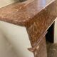Marble fireplace surround with closed hearth frame.