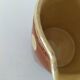 Small caramel milk jug with polka dots – Vintage Savoyard pottery