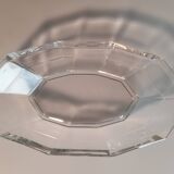 Set of 9 Art Deco Glass Faceted Ramekins