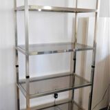 Glass bookcase shelf
