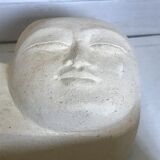 Pair of stone book clamts