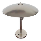 1930s big Bauhaus chrome table lamp, Czechoslovakia