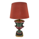 Vintage Marbleized Finish Table Lamp, 1990s