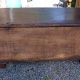 old walnut chest