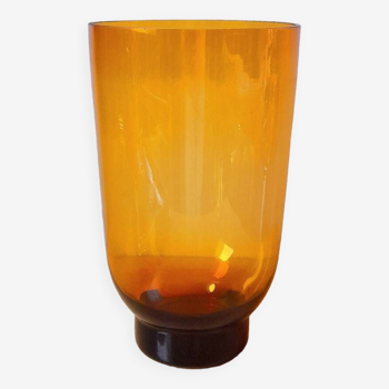 Large amber vase 1970