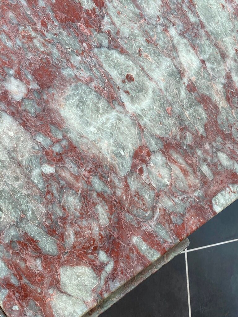 Marble table Roche Bobois, vintage 70s