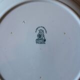 Round hollow dish Trianon green Saint Amand