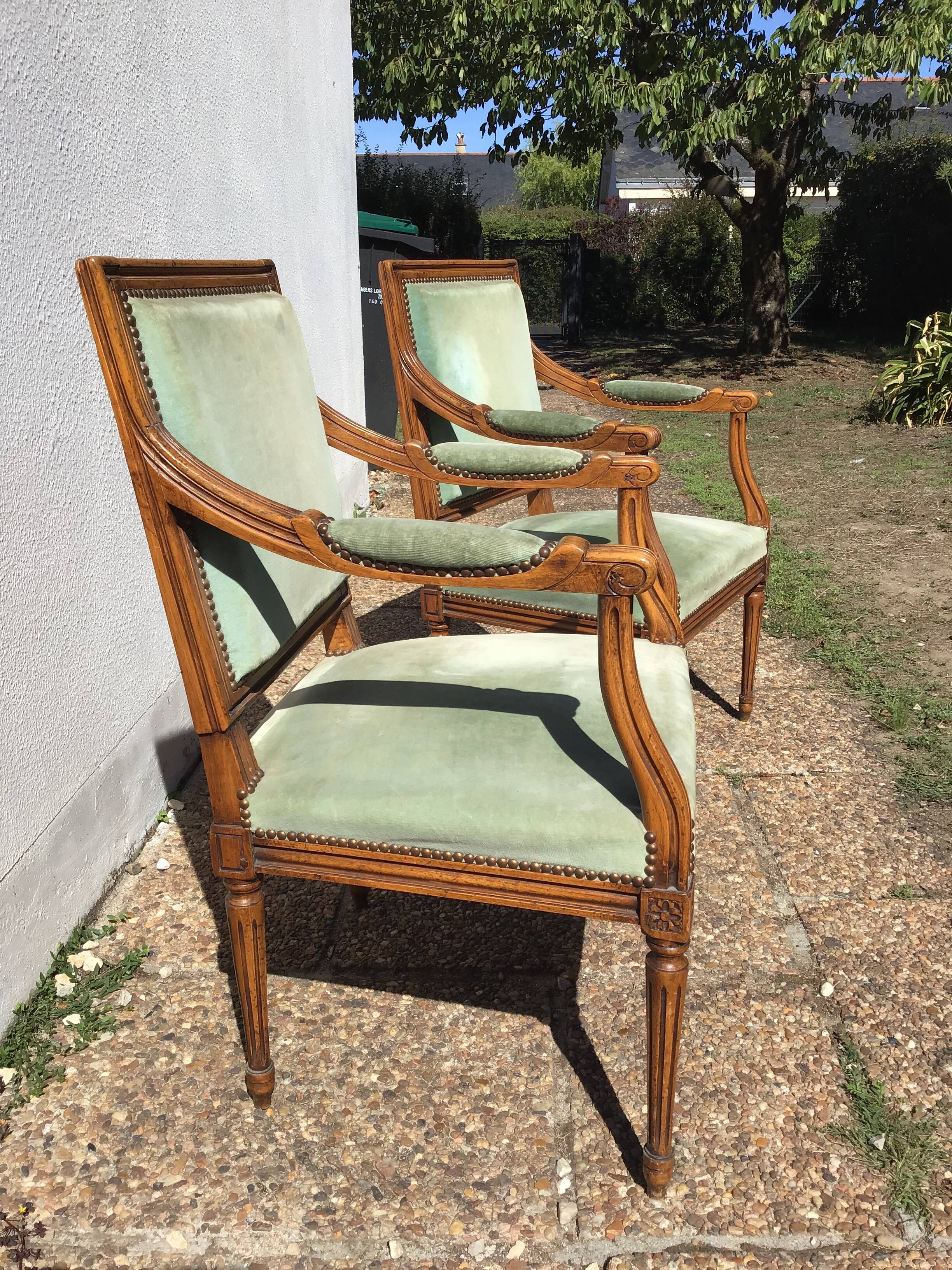 Pair of armchairs