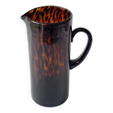 Pichet vase en verre soufflé Écailles de tortue Style Dior