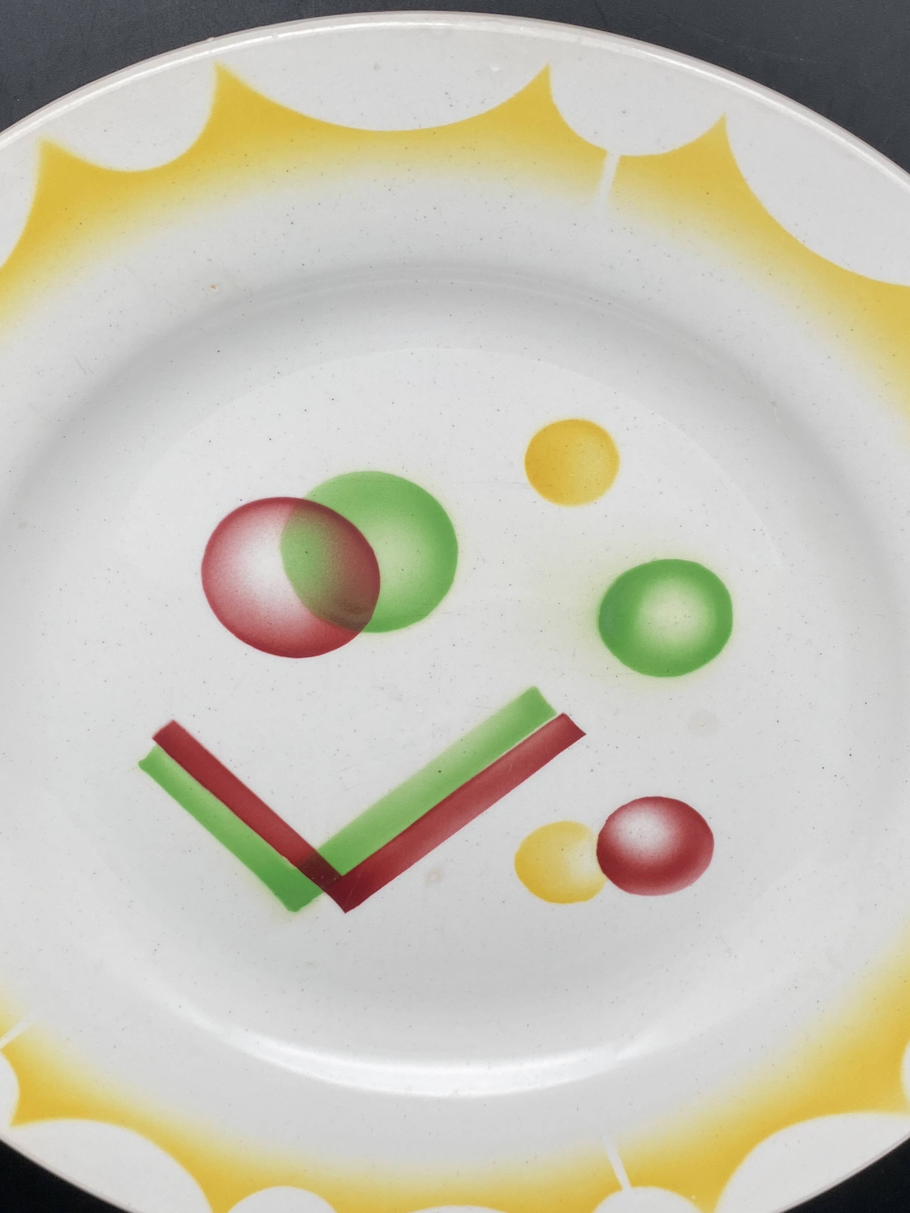 Dinner plates “Planètes” Collection Digoin Sarreguemines – MPM0324VLP1