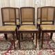 Set of 6 Louis XVI style chairs