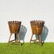 Bamboo plant stand ~ Vintage 50s