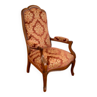 Voltaire armchair upholstered gobelin