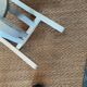 Vintage wooden rocking horse in its patina