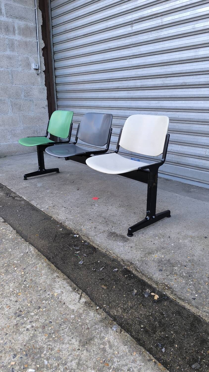 3-seater bench by Giancarlo Piretti for Anonima Castelli 1970