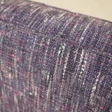 Vintage modernist metal foot armchair