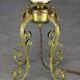 Mid-century Brass and Glass Table Lamp