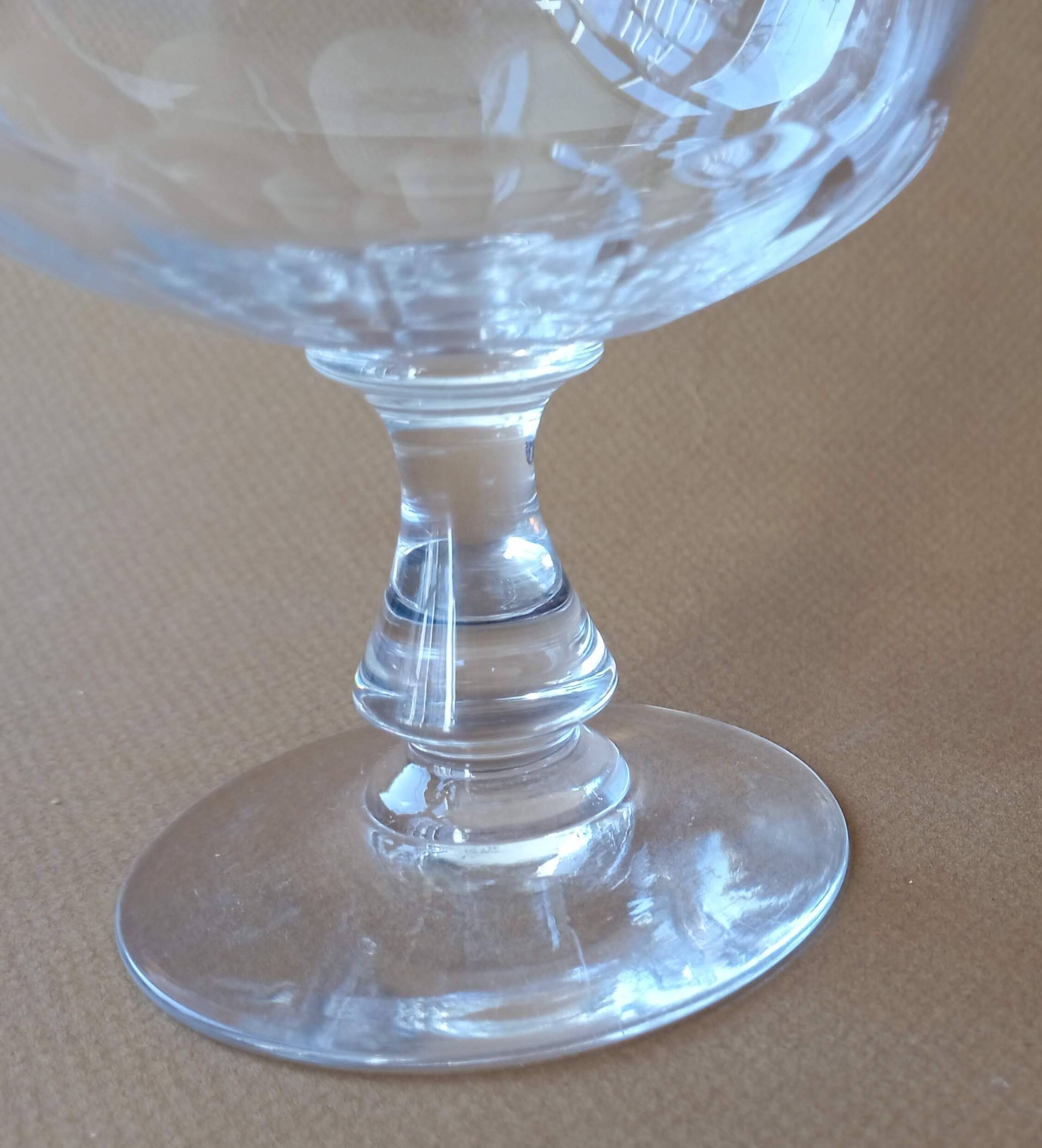 Coupe à champagne, Baccarat ? début XXème