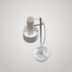 Alain richard - white desk lamp - guariche disderot era 1960