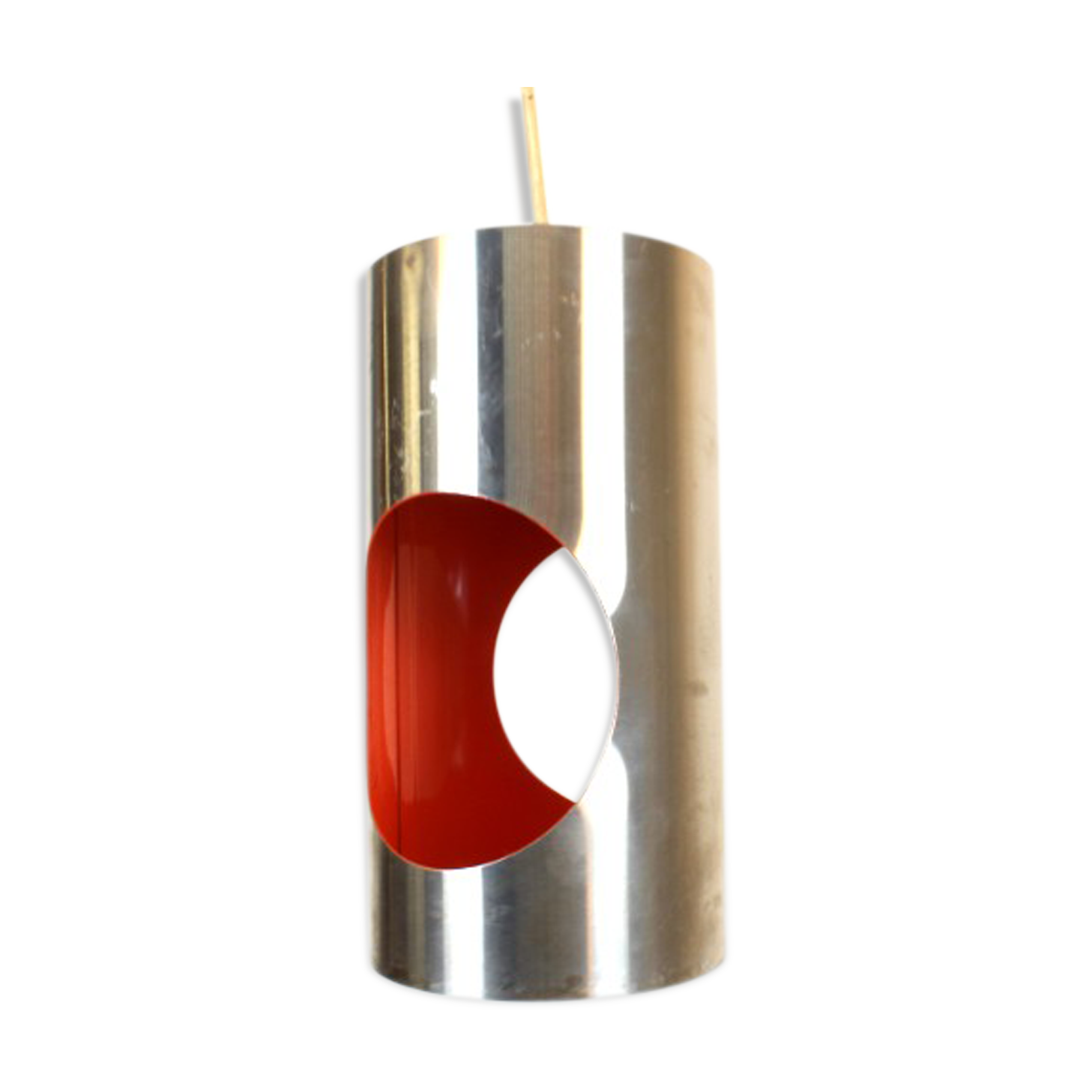 Vintage stainless steel hanging lamp