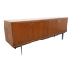 Vintage modernist enfilade in rosewood and chrome metal from the 60s and 70s.