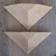 Designer earthenware wall lights