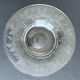Engraved glass cup