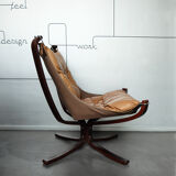 Scandinavian armchair Falcon Chair, Sigurd Resell for Vatne Møbler, Norway 1970