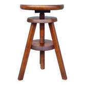 Wooden workshop stool