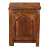 Rustic wooden secretary with 19th century flap