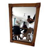 Rattan mirror