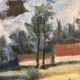 Henry d'Avesnes (1907-1999) Waterside Landscape. Oil on panel