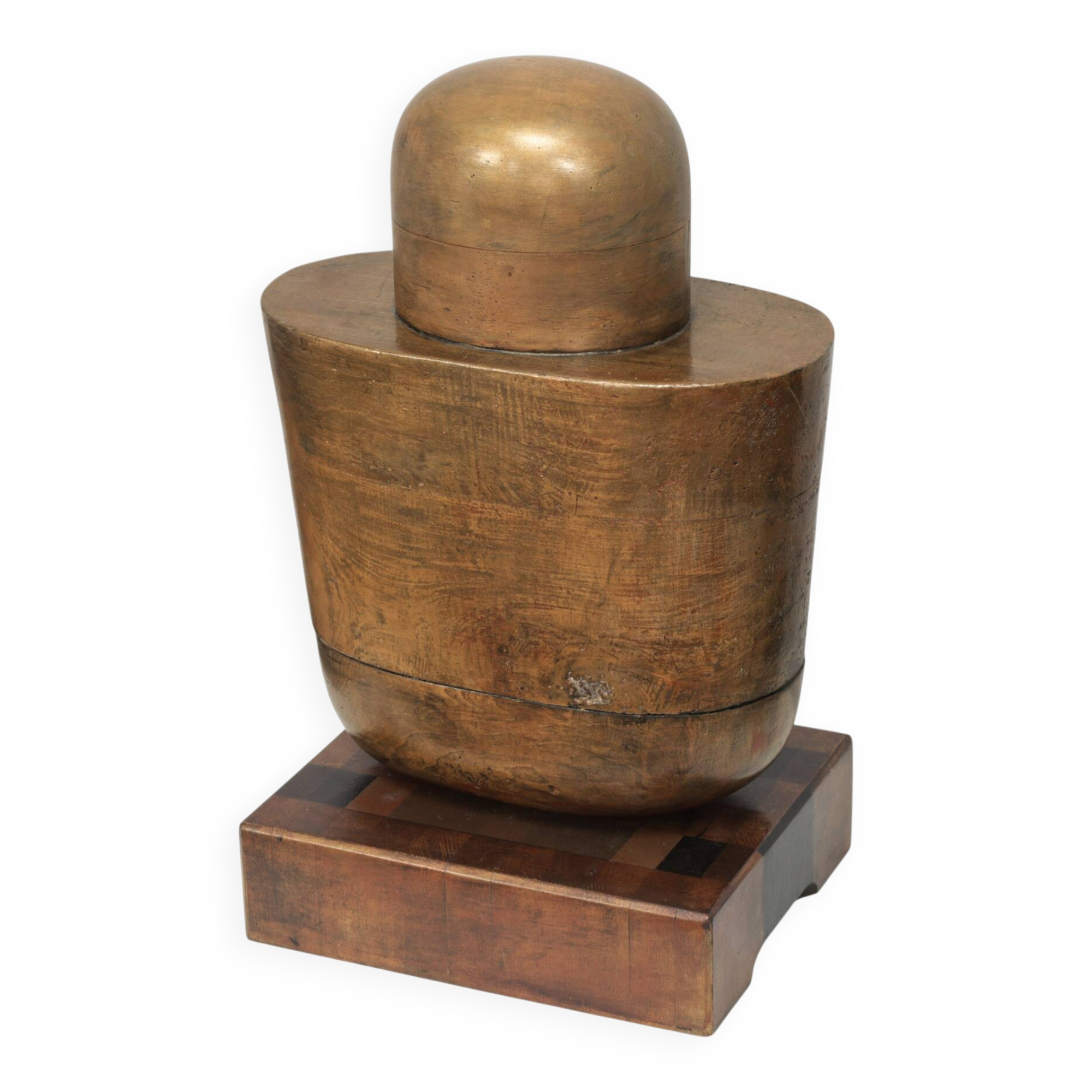 Holey Grail monumental sculptural form in wood by Annet Gaaikema, 1980s