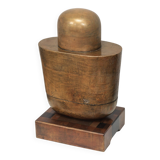 Holey Grail monumental sculptural form in wood by Annet Gaaikema, 1980s