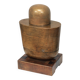 Holey Grail monumental sculptural form in wood by Annet Gaaikema, 1980s