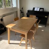 dining room table and its 4 chairs