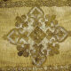 Florentine tray in resin painted with the hand of rectangular shape