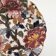 Gien's earthenware vase and two cups, "Peonies" decoration, signed GIEN - 20th century