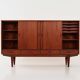 Teak highboard, Danish design, 1970s, production: Denmark