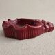 Shell ashtray in slipware