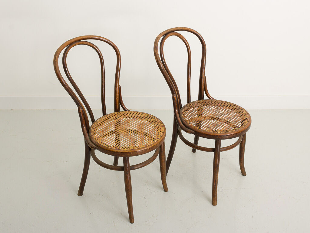 Pair of bentwood chairs