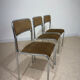 Chaises vintage tubulaires chromées 