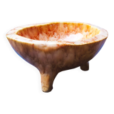 Tripod cup by the potters of Accolay, France, 1950s