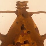 Signed watercolor and ink painting Vase Wabi Sabi Marrakech