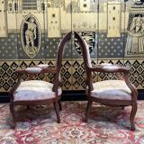 Paire de fauteuils Louis Philippe