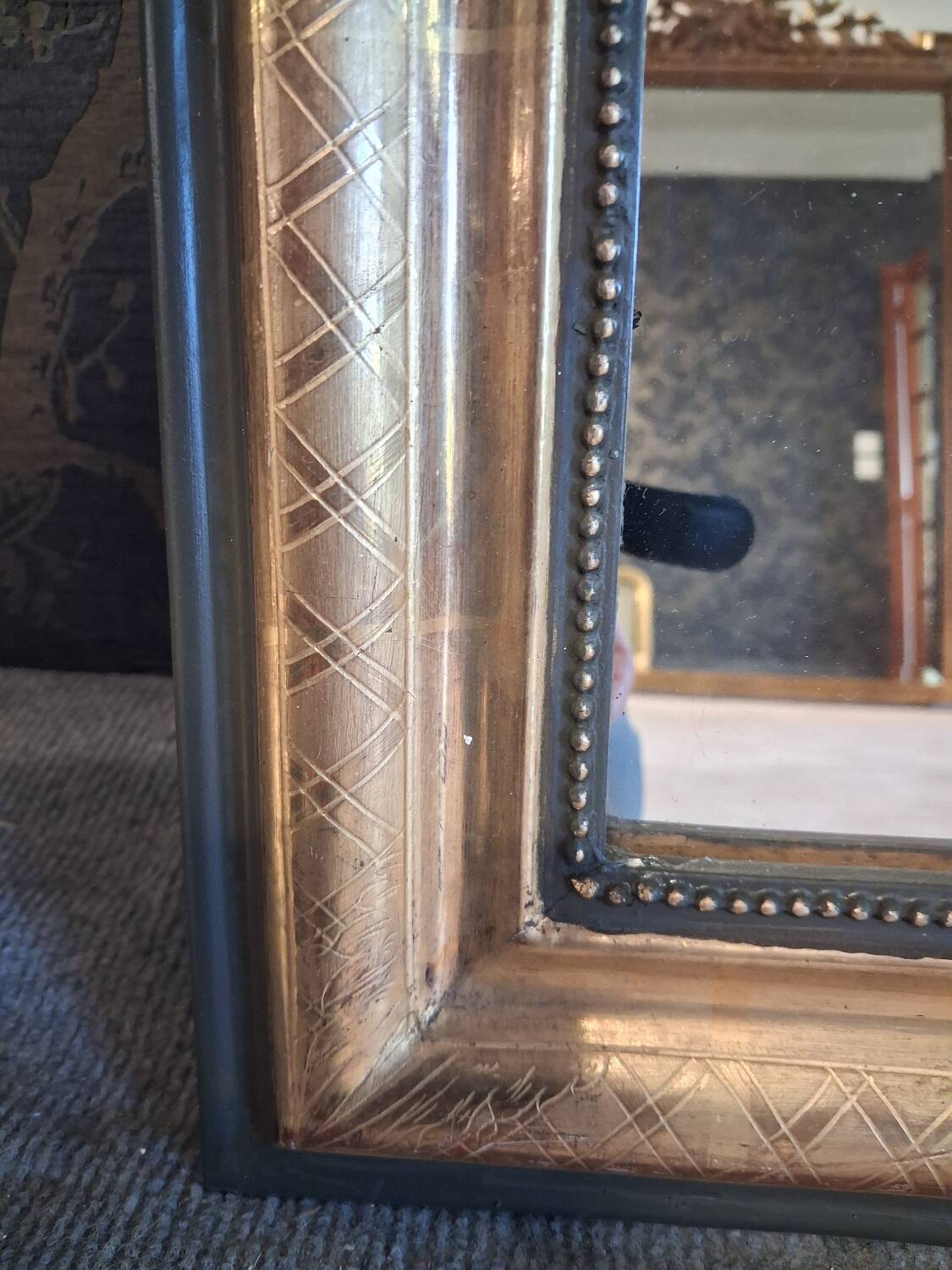 Mirror from the Louis Philippe period 67x51