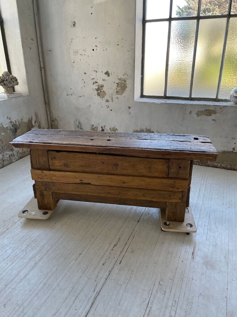 Established former brutalist console oak pine